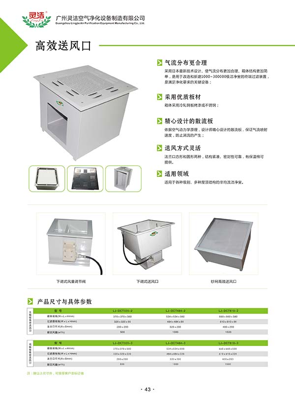 送風口介紹_送風口用途_高效送風口結(jié)構(gòu)